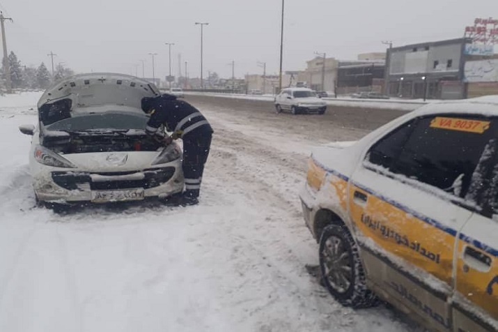 آماده باش ناوگان امداد خودرو ایران هم‌زمان با هشدار سازمان هواشناسی
