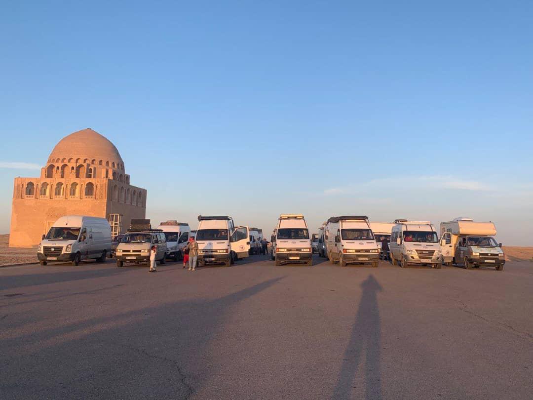 رالی تور گردشگری خوروهای کمپر و کاروانینگ ایران بعد از ترکمنستان وارد ازبکستان شد